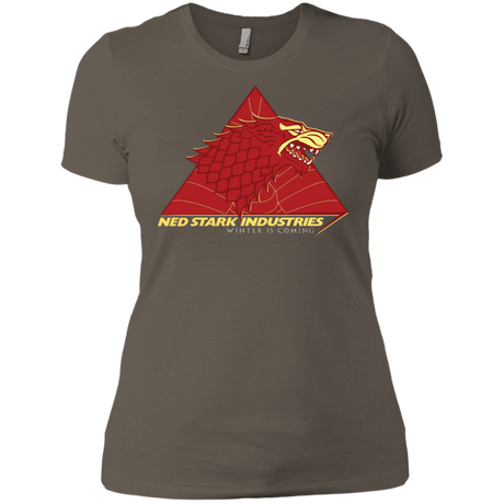 T-Shirts Warm Grey / X-Small Ned Stark Industries Women's Premium T-Shirt