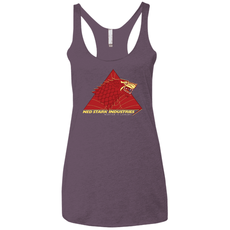 T-Shirts Vintage Purple / X-Small Ned Stark Industries Women's Triblend Racerback Tank