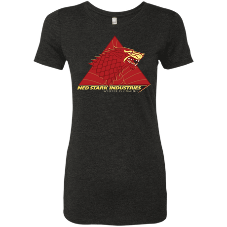 T-Shirts Vintage Black / S Ned Stark Industries Women's Triblend T-Shirt