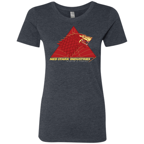 T-Shirts Vintage Navy / S Ned Stark Industries Women's Triblend T-Shirt