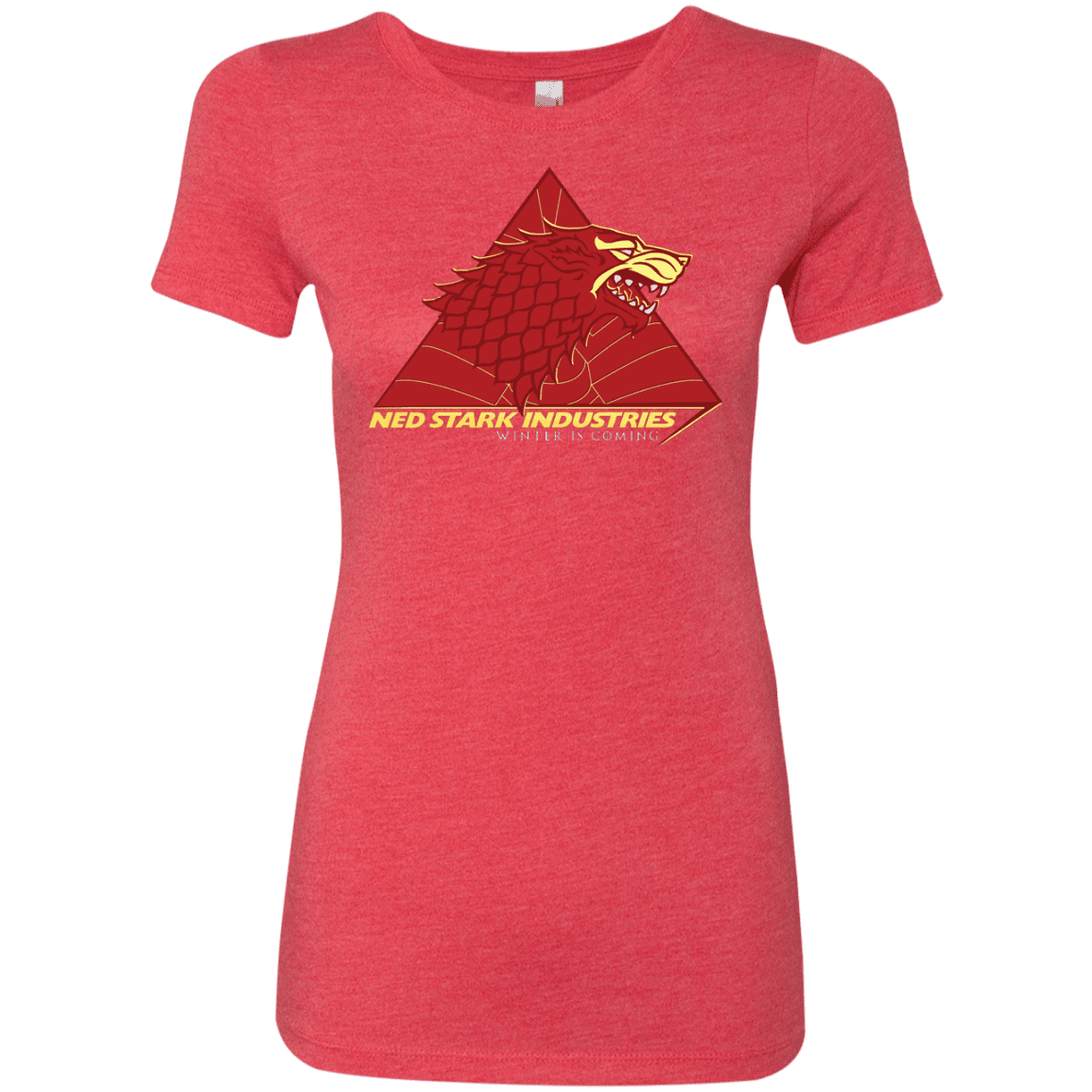 T-Shirts Vintage Red / S Ned Stark Industries Women's Triblend T-Shirt