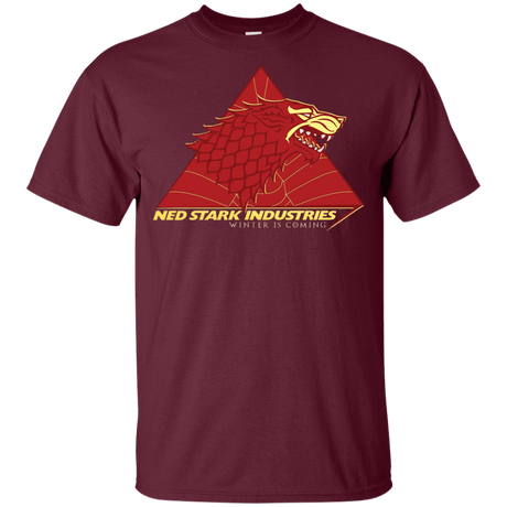 T-Shirts Maroon / YXS Ned Stark Industries Youth T-Shirt