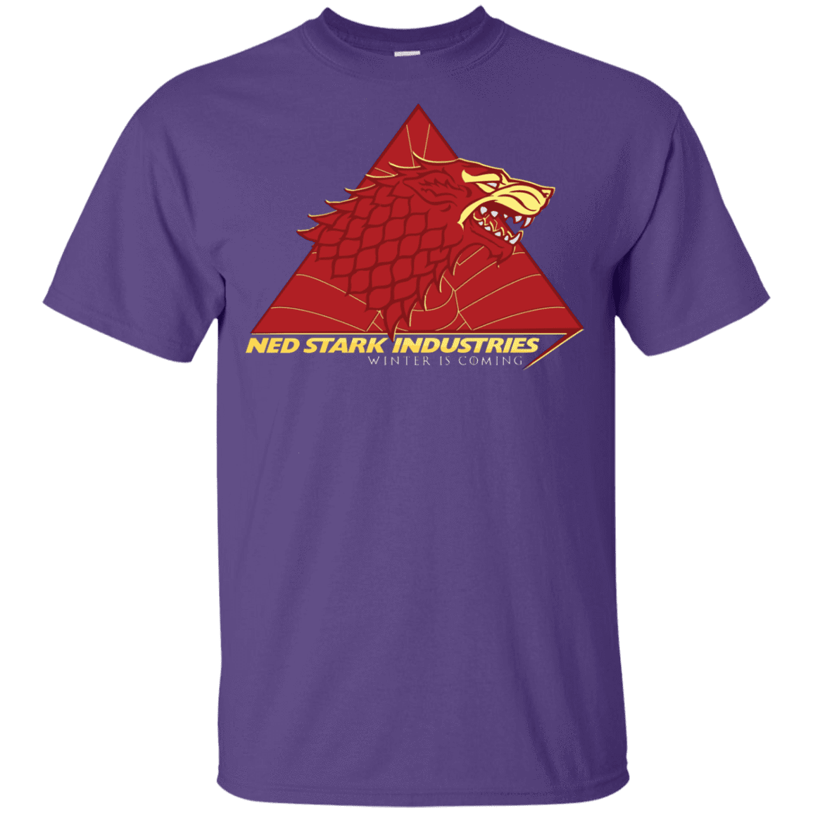 T-Shirts Purple / YXS Ned Stark Industries Youth T-Shirt