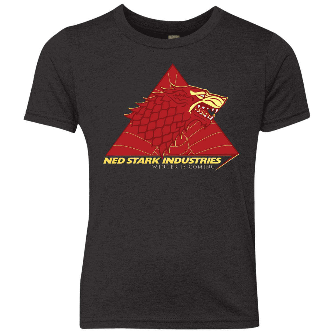 T-Shirts Vintage Black / YXS Ned Stark Industries Youth Triblend T-Shirt
