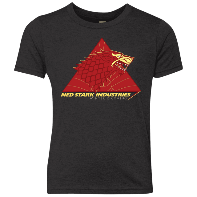 T-Shirts Vintage Black / YXS Ned Stark Industries Youth Triblend T-Shirt