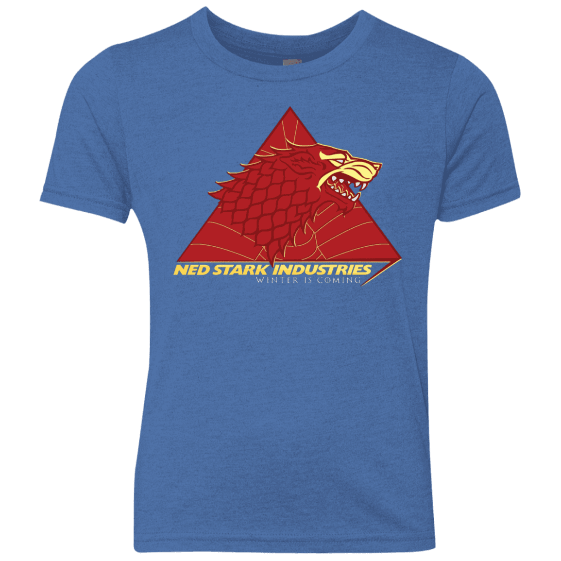 T-Shirts Vintage Royal / YXS Ned Stark Industries Youth Triblend T-Shirt