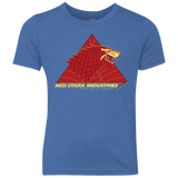 T-Shirts Vintage Royal / YXS Ned Stark Industries Youth Triblend T-Shirt