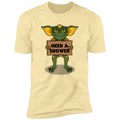 T-Shirts Banana Cream / S Need a Shower Men's Premium T-Shirt