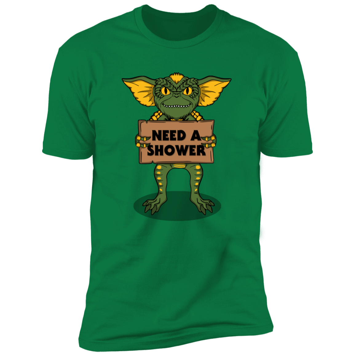 T-Shirts Kelly Green / S Need a Shower Men's Premium T-Shirt