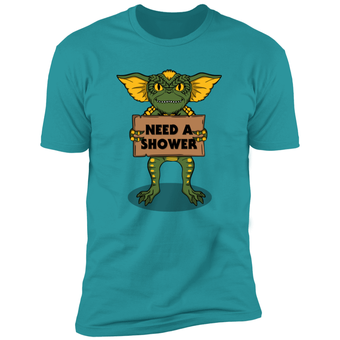 T-Shirts Tahiti Blue / S Need a Shower Men's Premium T-Shirt