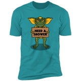 T-Shirts Tahiti Blue / S Need a Shower Men's Premium T-Shirt