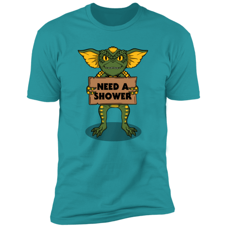 T-Shirts Tahiti Blue / S Need a Shower Men's Premium T-Shirt