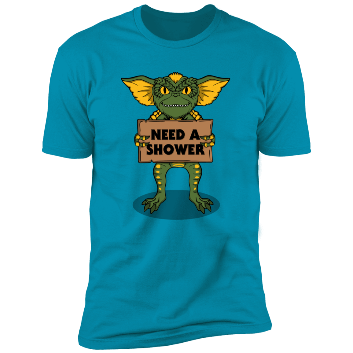 T-Shirts Turquoise / S Need a Shower Men's Premium T-Shirt