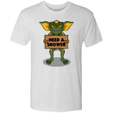 T-Shirts Heather White / S Need a Shower Men's Triblend T-Shirt