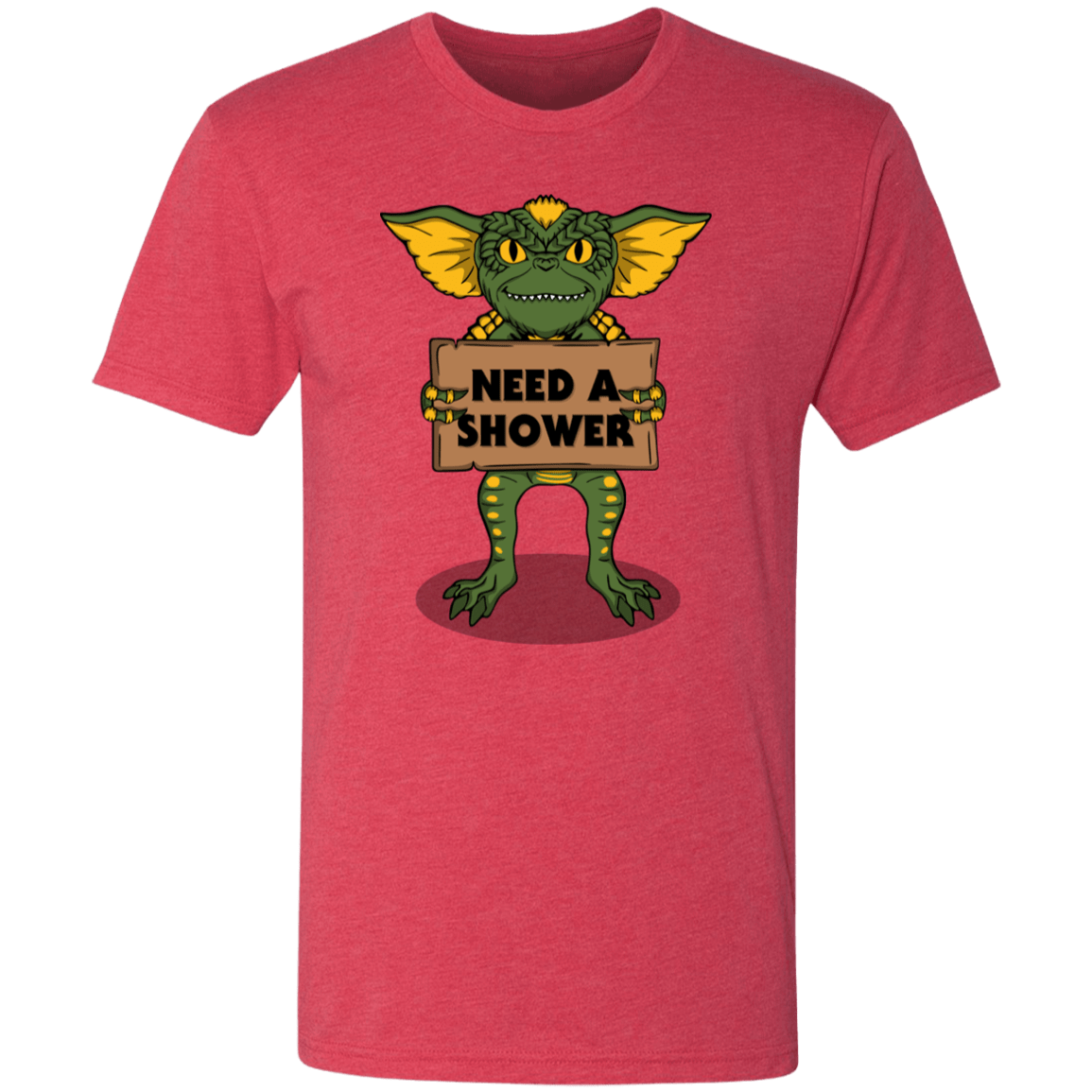 T-Shirts Vintage Red / S Need a Shower Men's Triblend T-Shirt