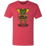 T-Shirts Vintage Red / S Need a Shower Men's Triblend T-Shirt