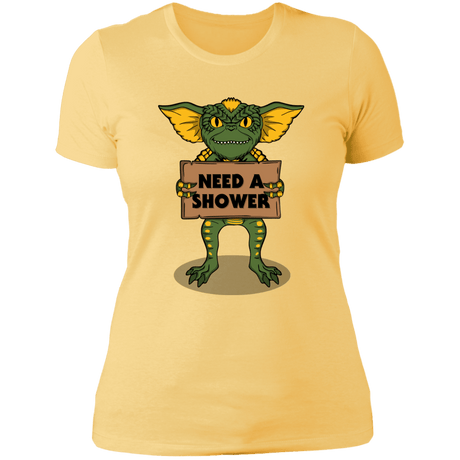 T-Shirts Banana Cream/ / S Need a Shower Women's Premium T-Shirt