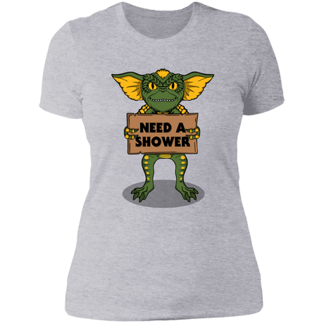 T-Shirts Heather Grey / S Need a Shower Women's Premium T-Shirt