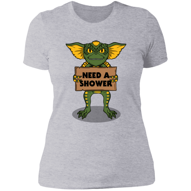 T-Shirts Heather Grey / S Need a Shower Women's Premium T-Shirt