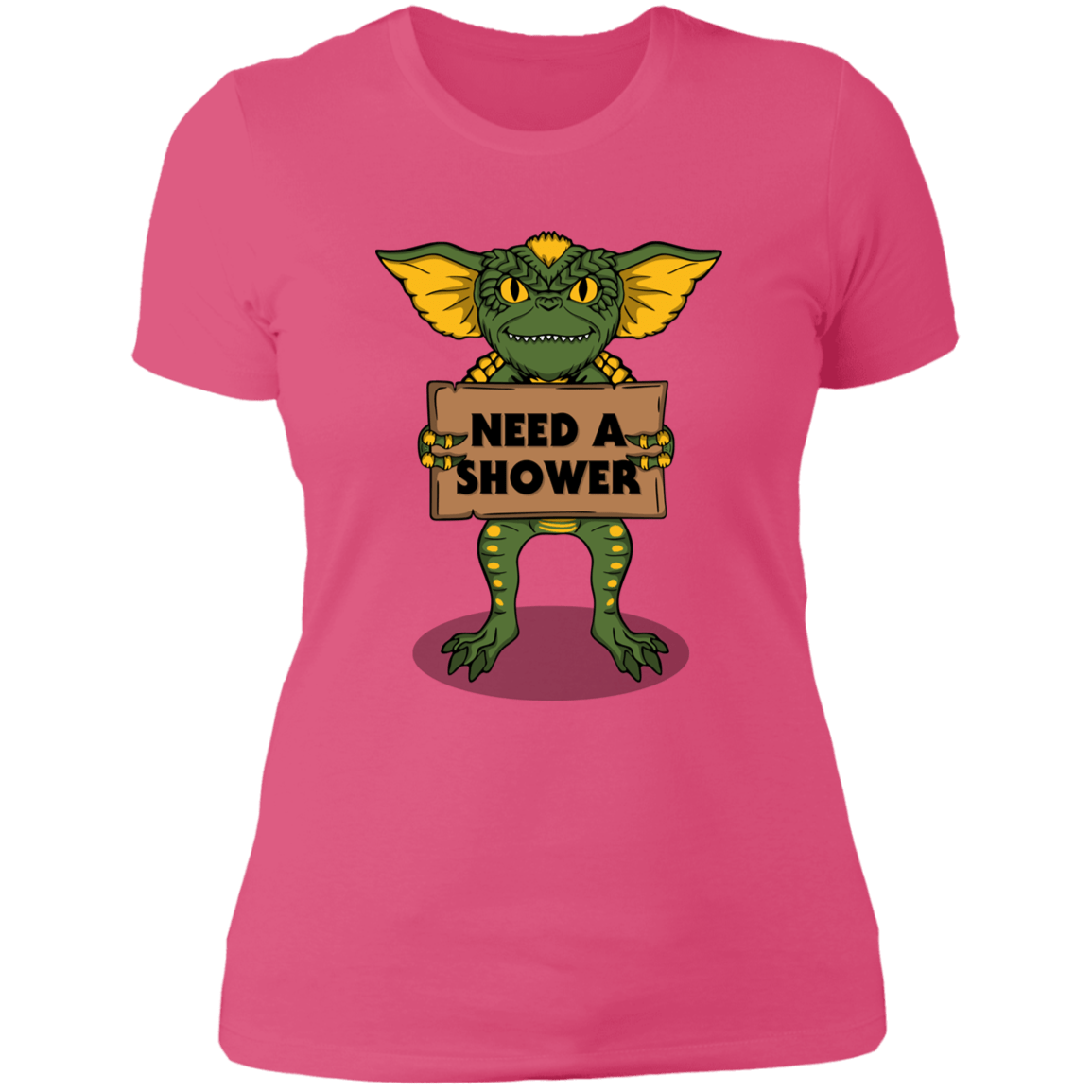 T-Shirts Hot Pink / S Need a Shower Women's Premium T-Shirt