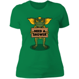 T-Shirts Kelly Green / S Need a Shower Women's Premium T-Shirt