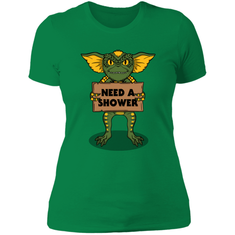 T-Shirts Kelly Green / S Need a Shower Women's Premium T-Shirt