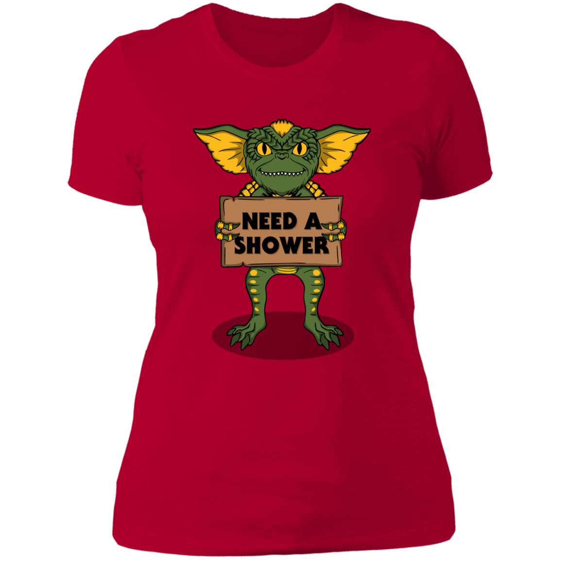 T-Shirts Red / S Need a Shower Women's Premium T-Shirt