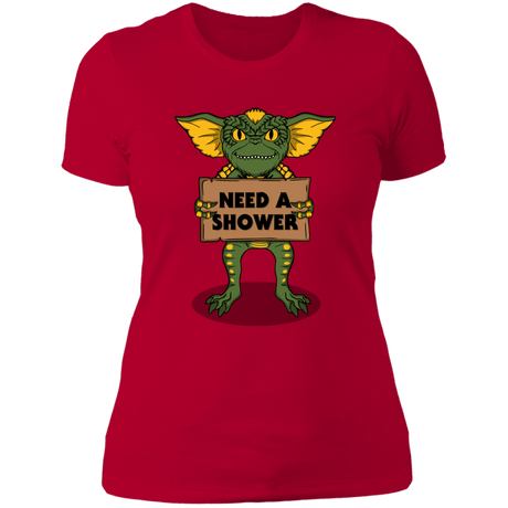 T-Shirts Red / S Need a Shower Women's Premium T-Shirt