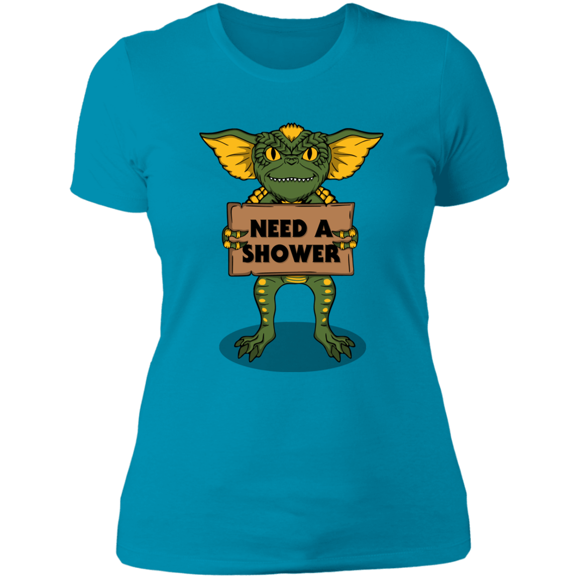 T-Shirts Turquoise / S Need a Shower Women's Premium T-Shirt
