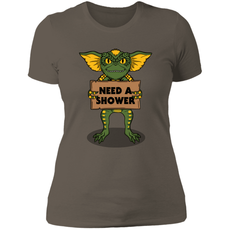 T-Shirts Warm Grey / S Need a Shower Women's Premium T-Shirt