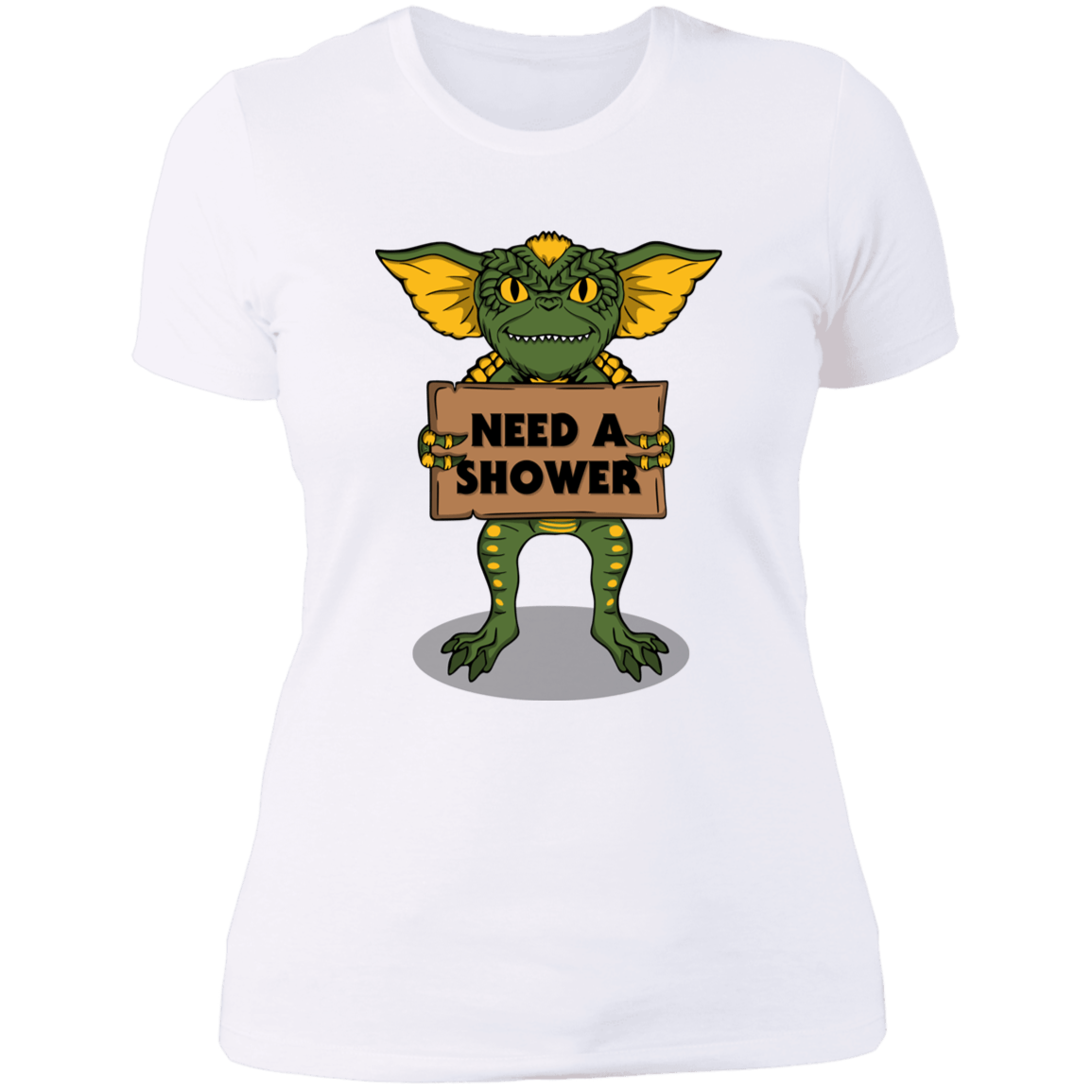 T-Shirts White / S Need a Shower Women's Premium T-Shirt