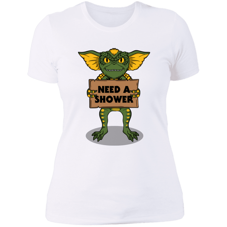 T-Shirts White / S Need a Shower Women's Premium T-Shirt
