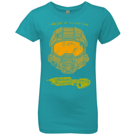 T-Shirts Tahiti Blue / YXS Need a Weapon Girls Premium T-Shirt