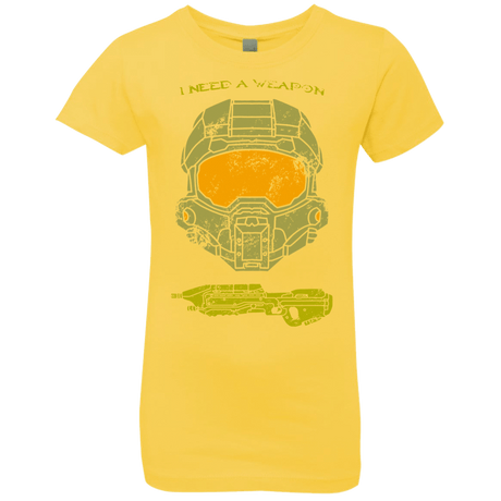 T-Shirts Vibrant Yellow / YXS Need a Weapon Girls Premium T-Shirt