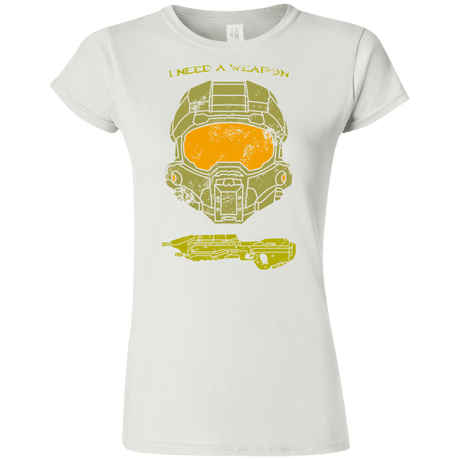 T-Shirts White / S Need a Weapon Junior Slimmer-Fit T-Shirt