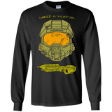 T-Shirts Black / S Need a Weapon Men's Long Sleeve T-Shirt