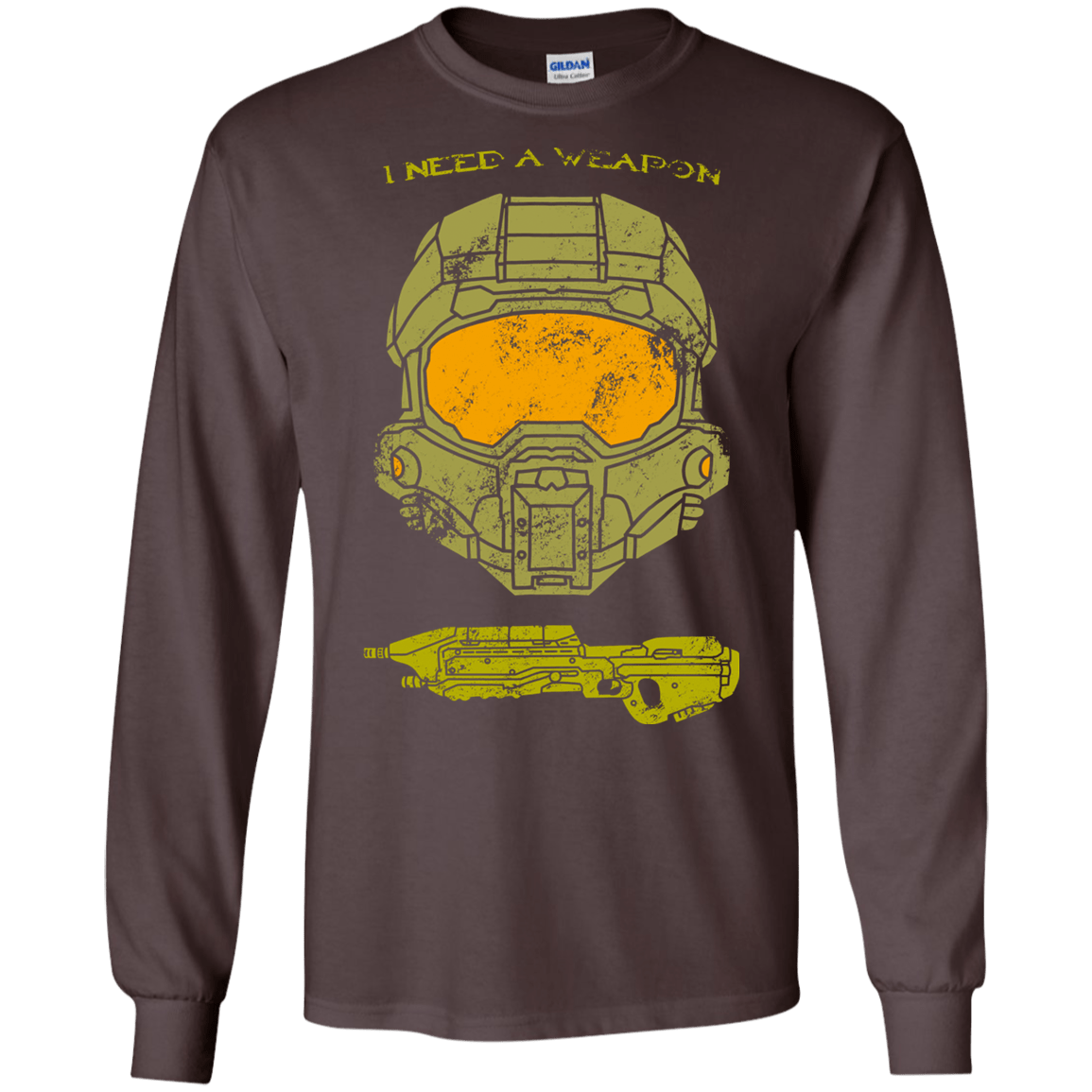 T-Shirts Dark Chocolate / S Need a Weapon Men's Long Sleeve T-Shirt