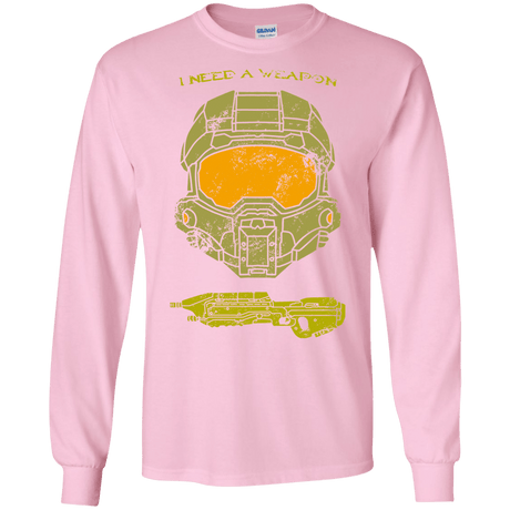 T-Shirts Light Pink / S Need a Weapon Men's Long Sleeve T-Shirt