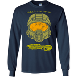 T-Shirts Navy / S Need a Weapon Men's Long Sleeve T-Shirt