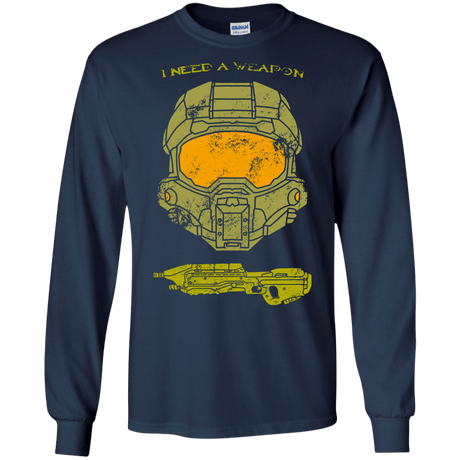 T-Shirts Navy / S Need a Weapon Men's Long Sleeve T-Shirt