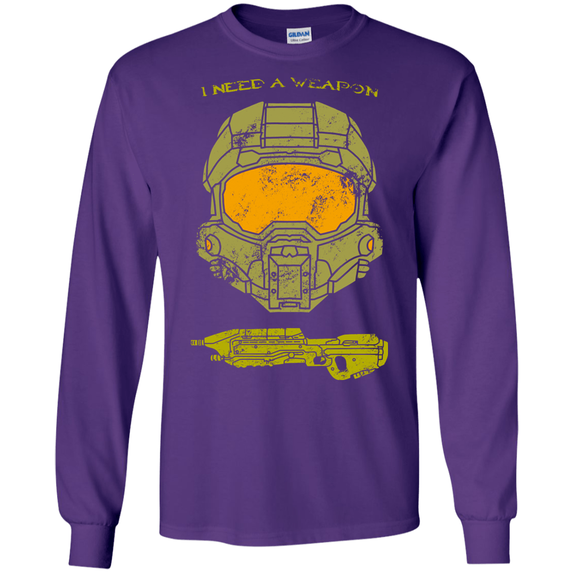 T-Shirts Purple / S Need a Weapon Men's Long Sleeve T-Shirt