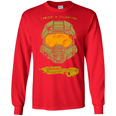 T-Shirts Red / S Need a Weapon Men's Long Sleeve T-Shirt