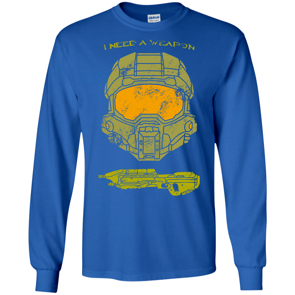 T-Shirts Royal / S Need a Weapon Men's Long Sleeve T-Shirt