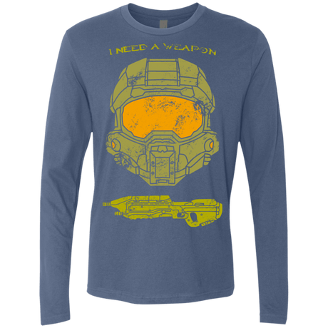 T-Shirts Indigo / S Need a Weapon Men's Premium Long Sleeve