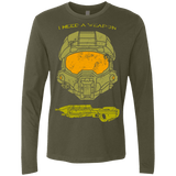T-Shirts Military Green / S Need a Weapon Men's Premium Long Sleeve