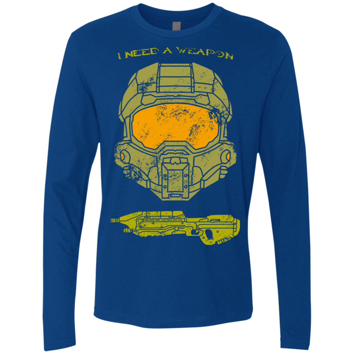 T-Shirts Royal / S Need a Weapon Men's Premium Long Sleeve