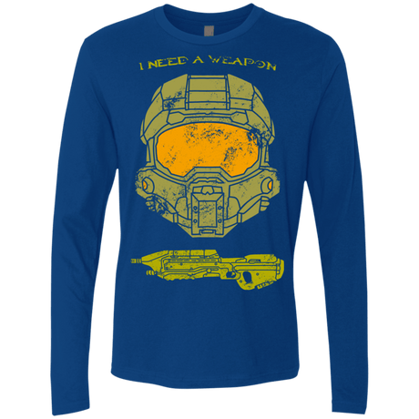 T-Shirts Royal / S Need a Weapon Men's Premium Long Sleeve