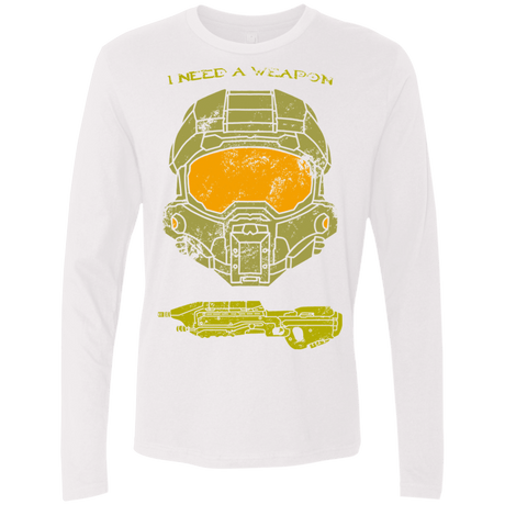 T-Shirts White / S Need a Weapon Men's Premium Long Sleeve
