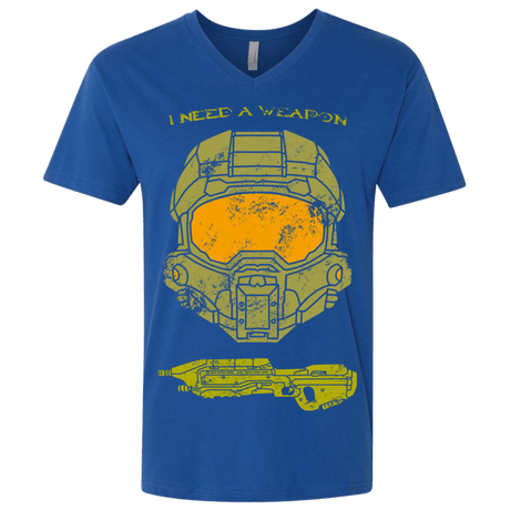 T-Shirts Royal / X-Small Need a Weapon Men's Premium V-Neck