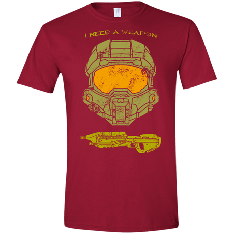 T-Shirts Cardinal Red / S Need a Weapon Men's Semi-Fitted Softstyle